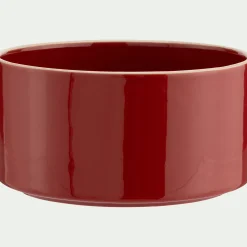 Coupelle en grès D15cm - rouge