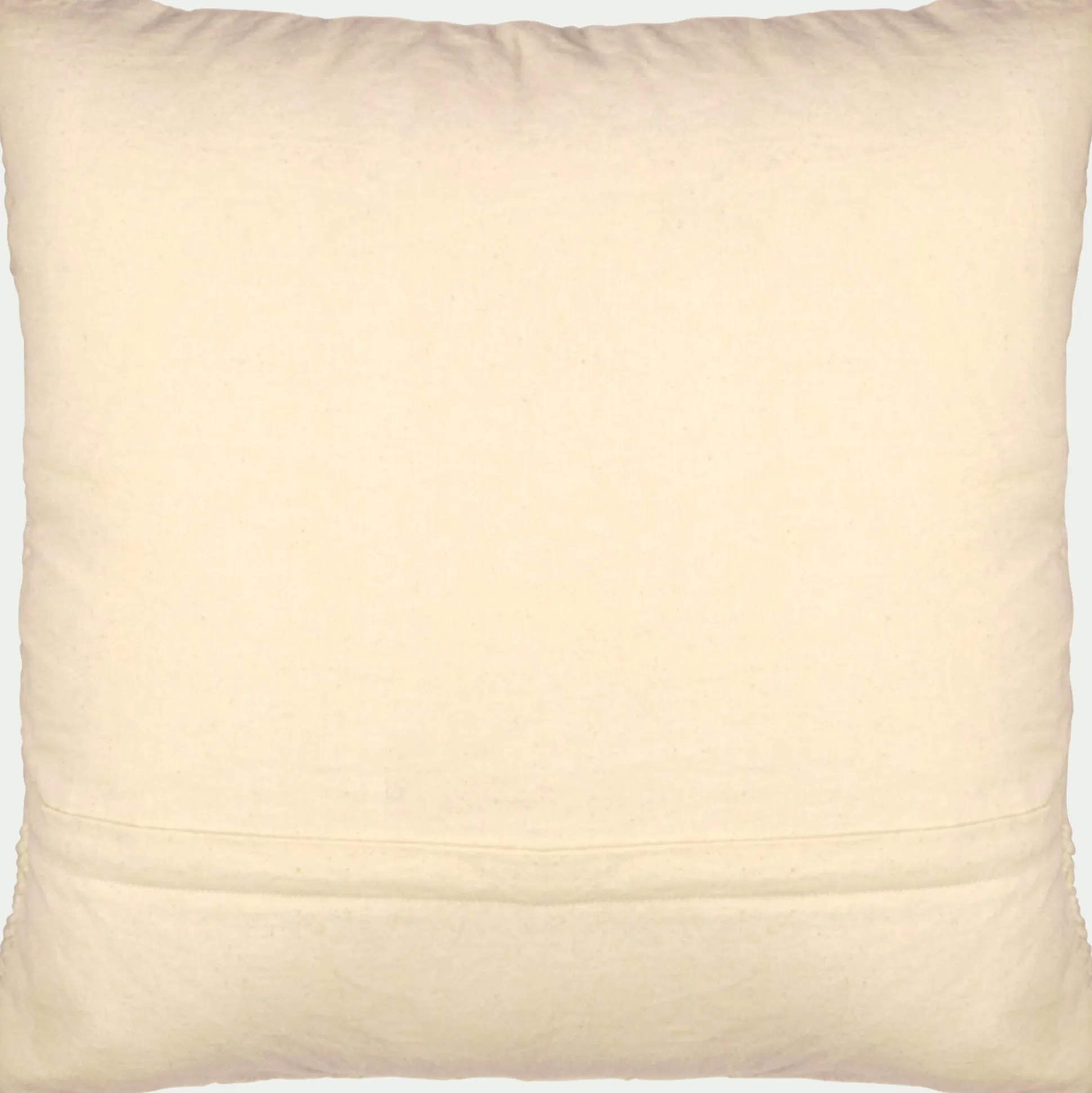 Coussin en laine et coton 45x45cm - écru
