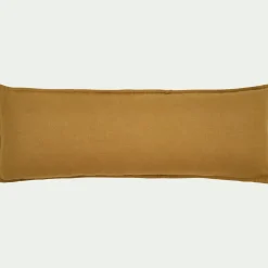 Coussin en lin lavé 30x80cm - brun alep
