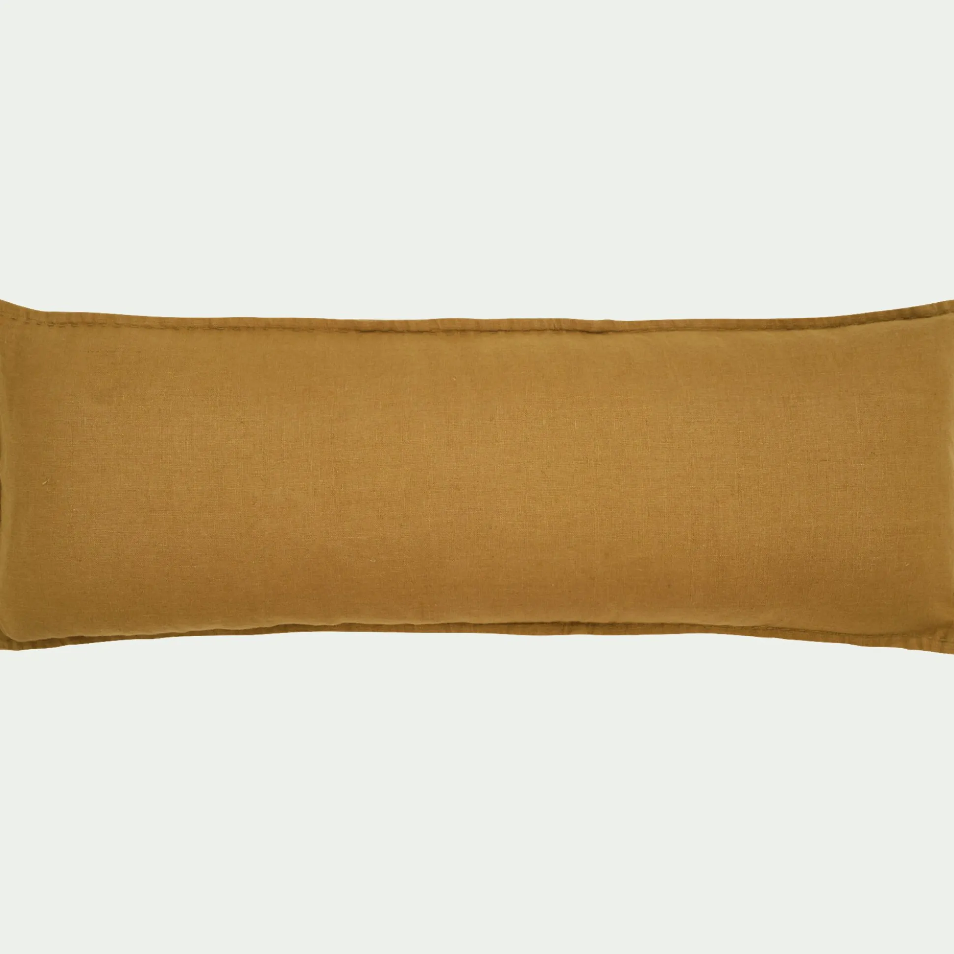 Coussin en lin lavé 30x80cm - brun alep