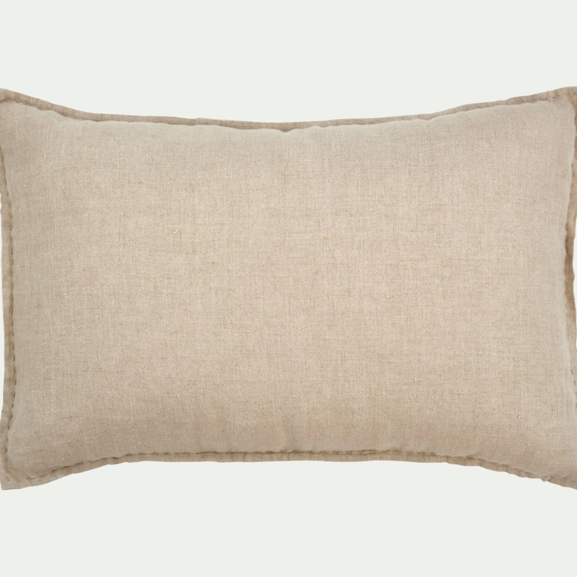 Coussin en lin lavé 40x60cm - naturel