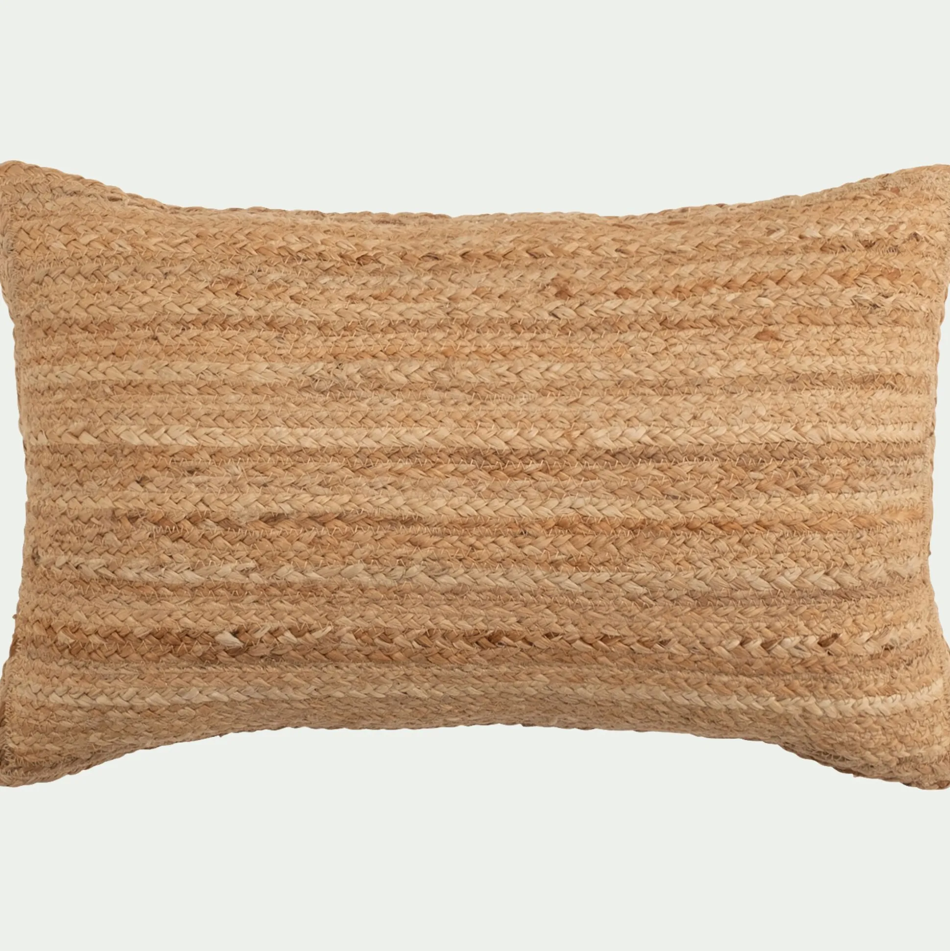 Coussin en toile de jute - naturel 30x50cm