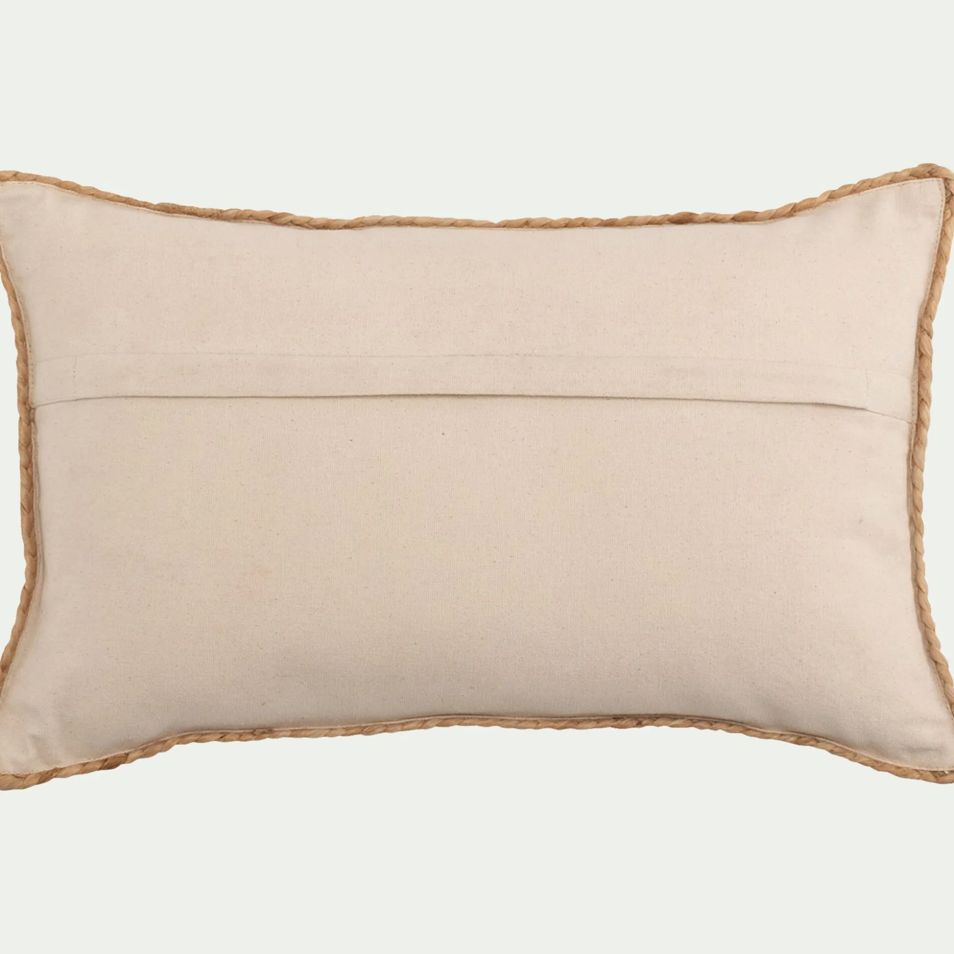 Coussin en toile de jute - naturel 30x50cm