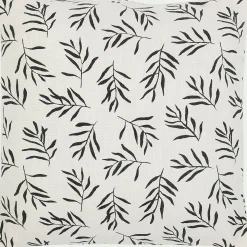 Coussin motif Aloyse en coton 45x45cm - noir et blanc