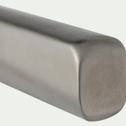 Couteau chef en céramique et manche en inox - gris métallisé