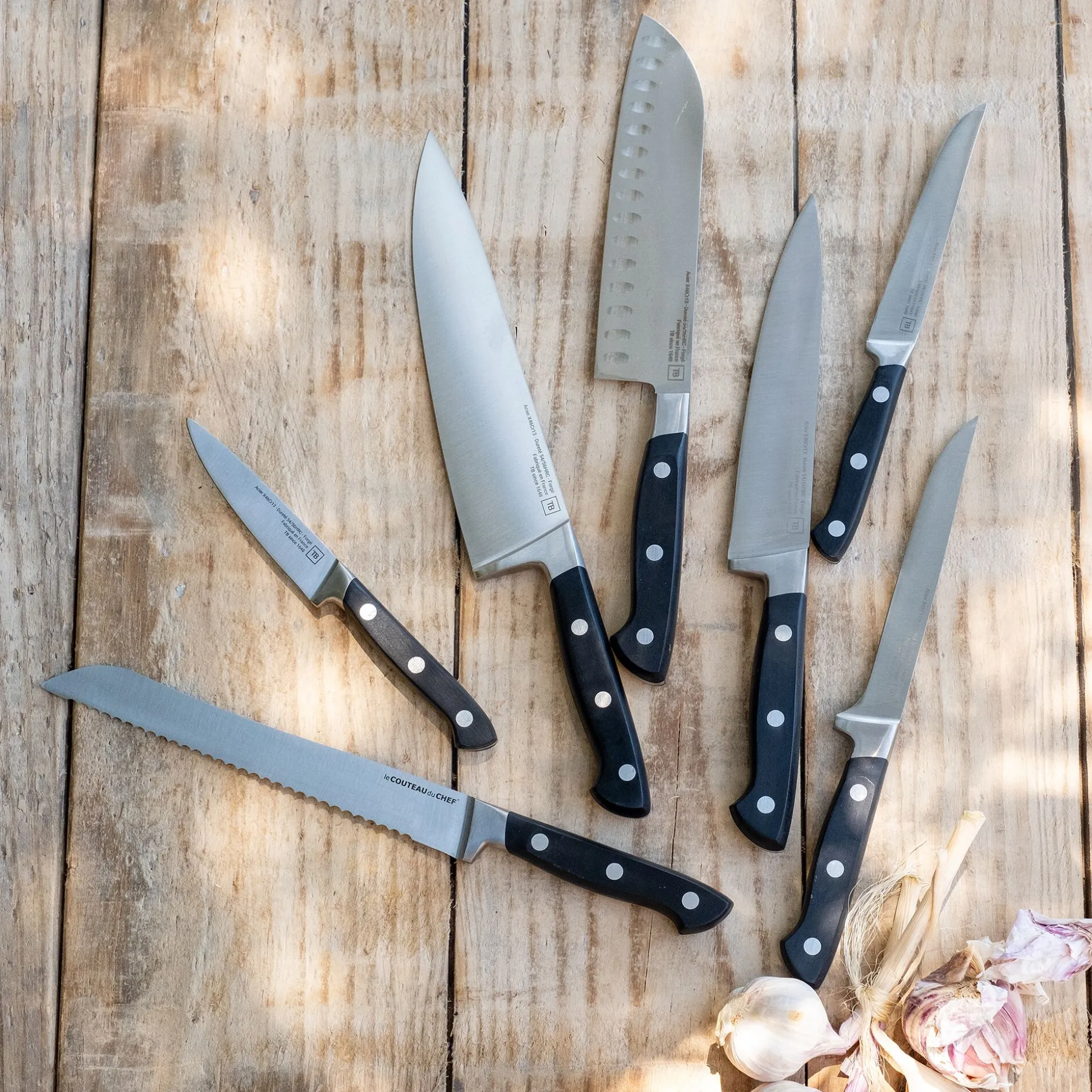 Couteau à désosser forgé avec lame 15cm en acier