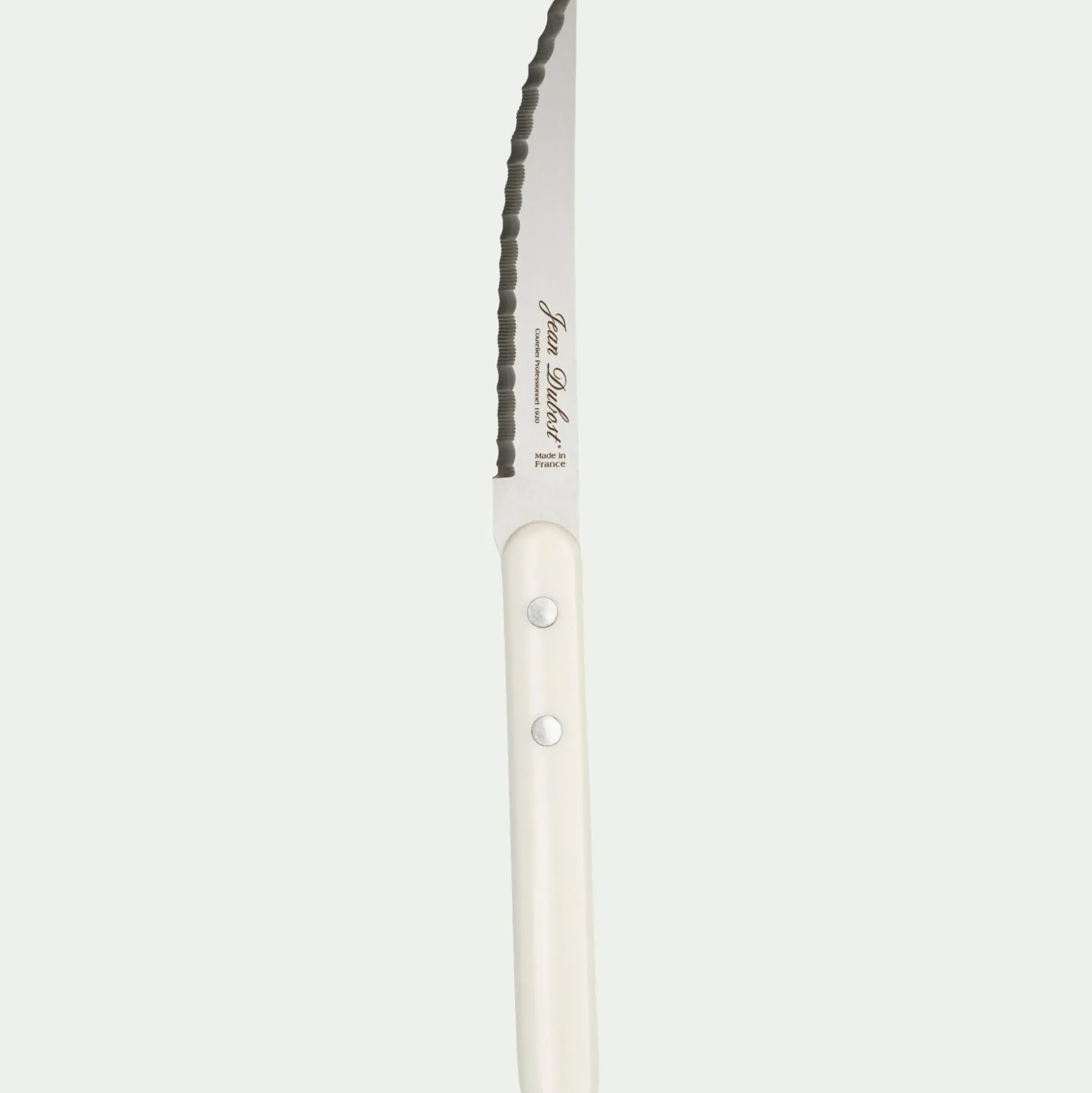 Couteau en inox - blanc
