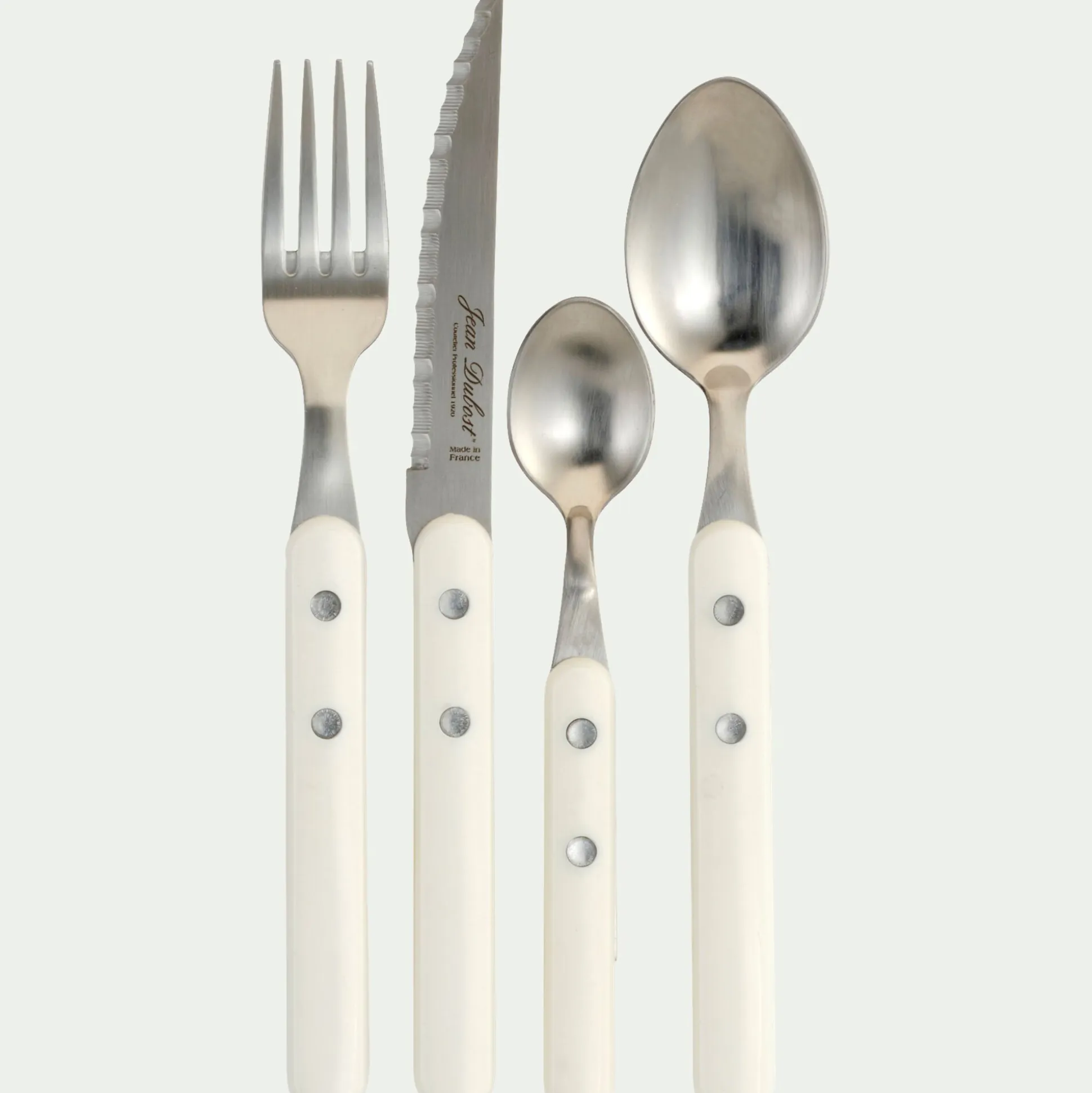 Couteau en inox - blanc