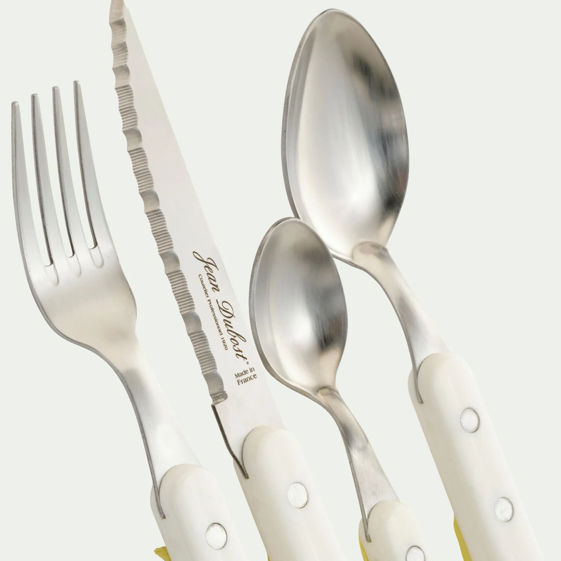 Couteau en inox - blanc