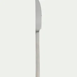 Couteau en inox finition satinée - argenté