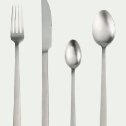 Couteau en inox finition satinée - argenté