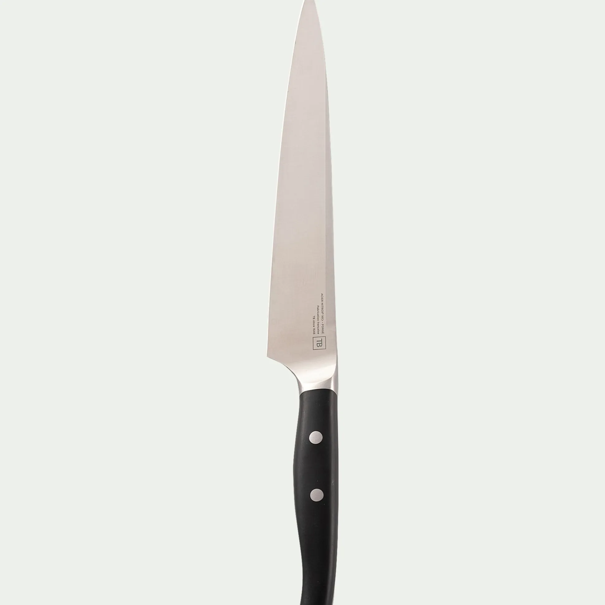Couteau forgé de cuisine avec lame de 20cm en acier inoxydable