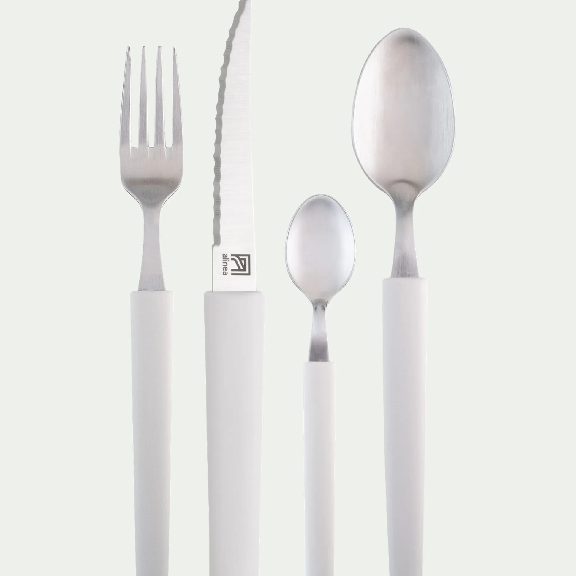 Cuillère à café en inox - beige roucas