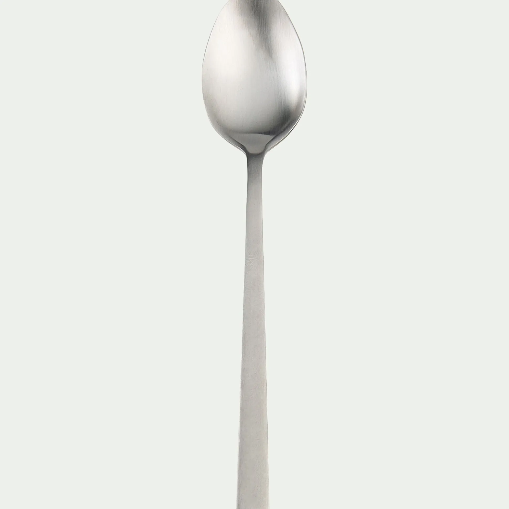 Cuillère à café en inox finition satinée - argenté