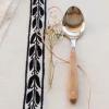 Cuillère en inox et manche en bois de hêtre - naturel
