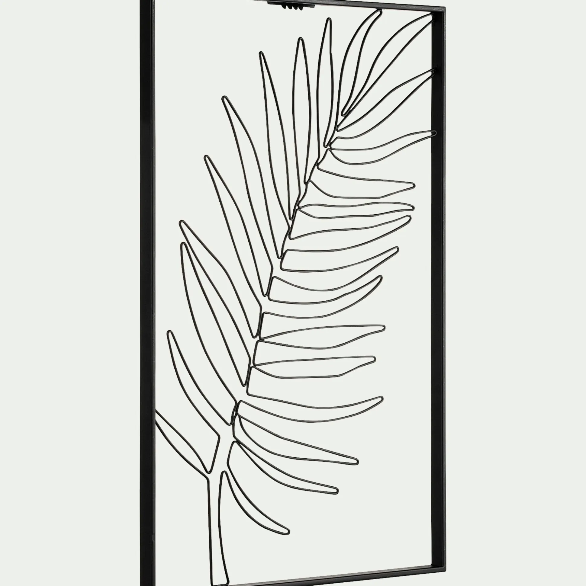 Décoration murale palmier - noir L50xl34,5cm