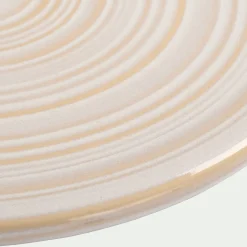 Dessous de plat en grès D21cm - blanc