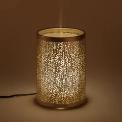 Diffuseur de parfum électrique en métal doré - 100ml