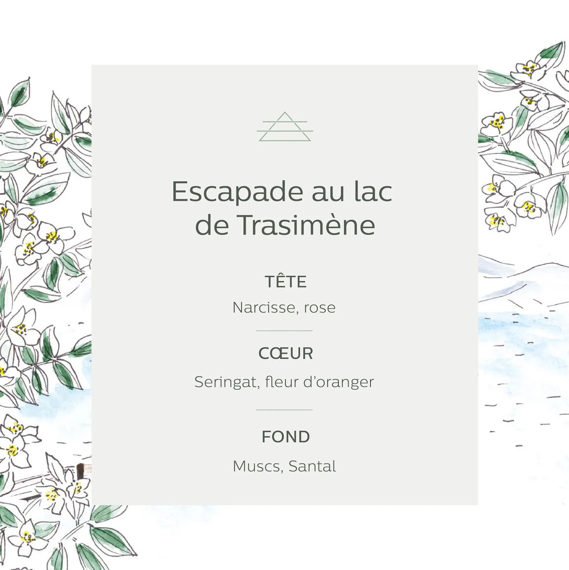 Diffuseur senteur Balade au lac de Trasimène 150ml