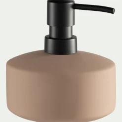 Distributeur de savon en grès - rose