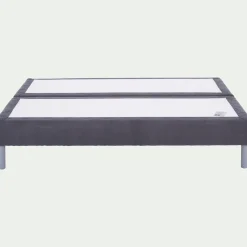 Double sommier tapissier Bultex à lattes - gris 180x200cm