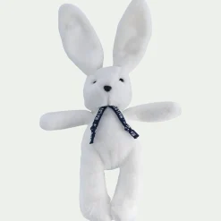 Doudou lapin - blanc H23cm