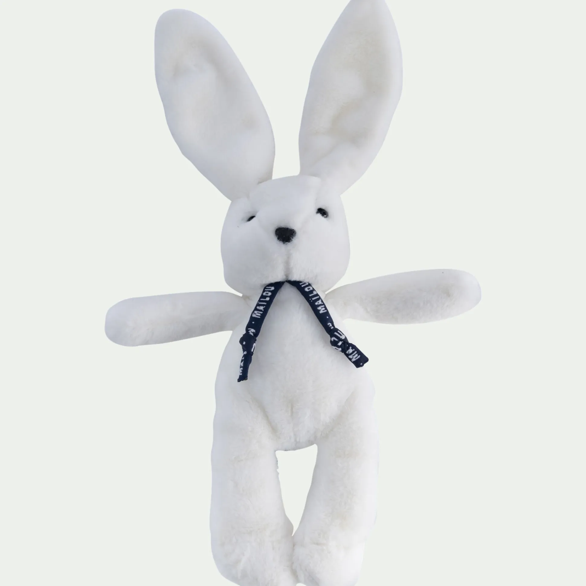 Doudou lapin - blanc H23cm