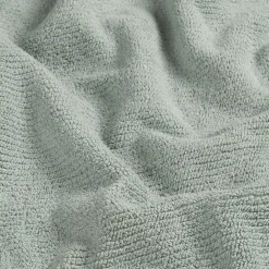 Drap de bain en bouclettes de coton bio 90x150cm - vert olivier