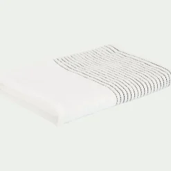 Drap de bain en coton - blanc ventoux 100x150cm