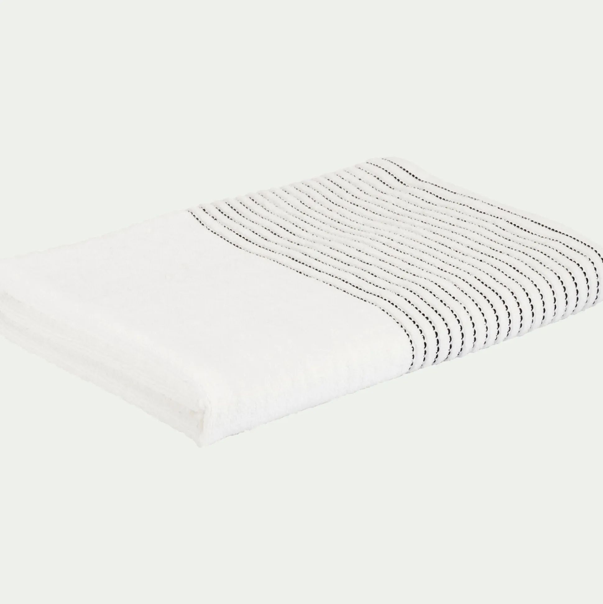 Drap de bain en coton - blanc ventoux 100x150cm