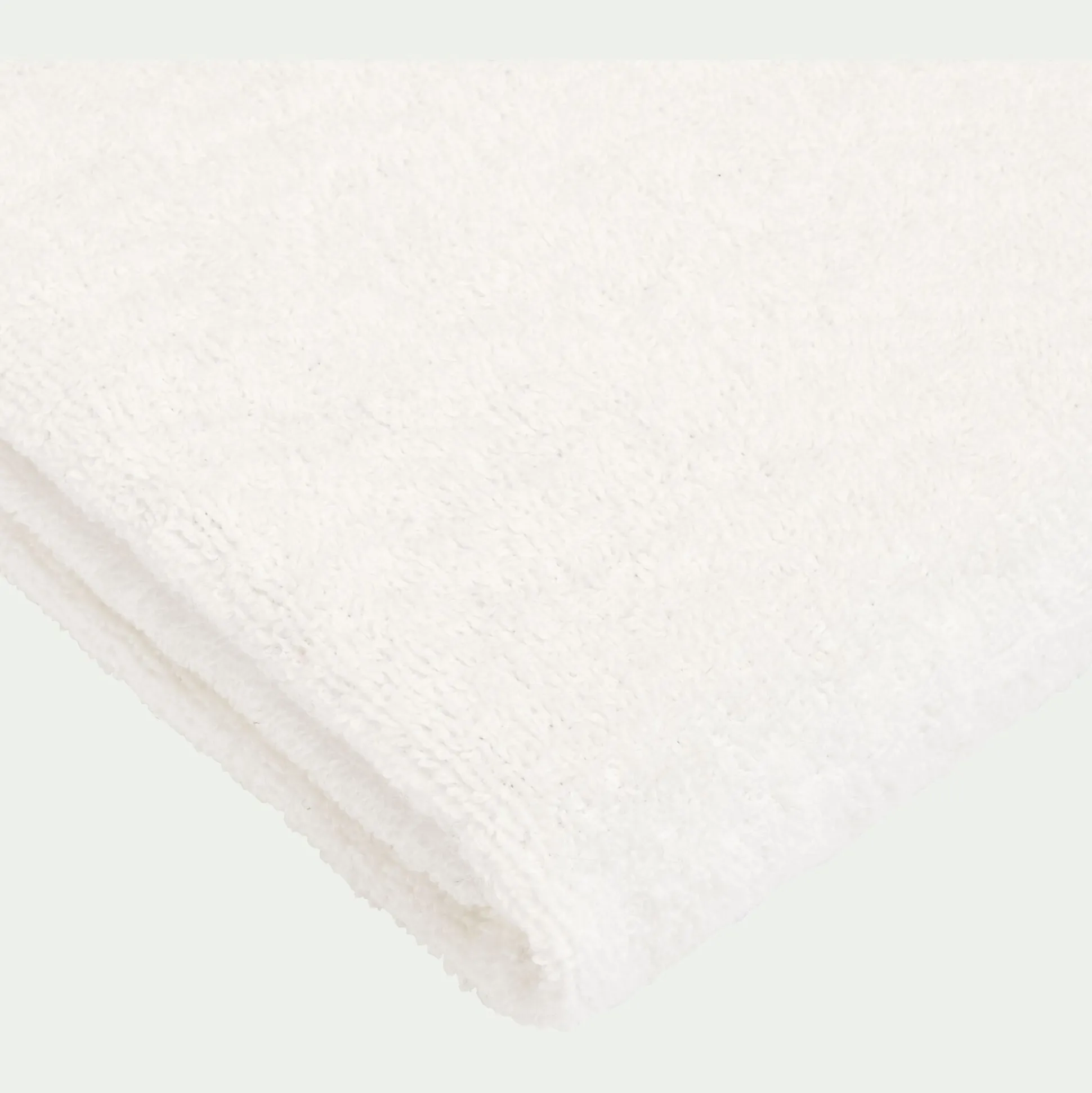 Drap de bain en coton - blanc ventoux 100x150cm