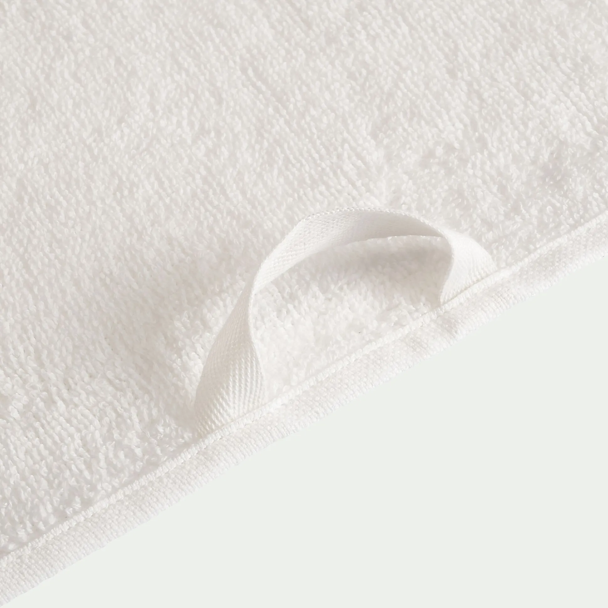 Drap de bain en coton - blanc ventoux 100x150cm