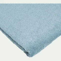 Drap de bain en coton peigné - bleu calaluna 100x150cm