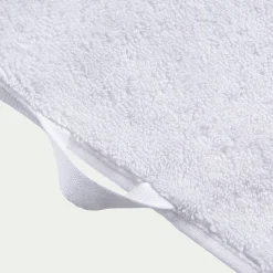 Drap de bain qualité hôtelière en coton - blanc 100x150cm