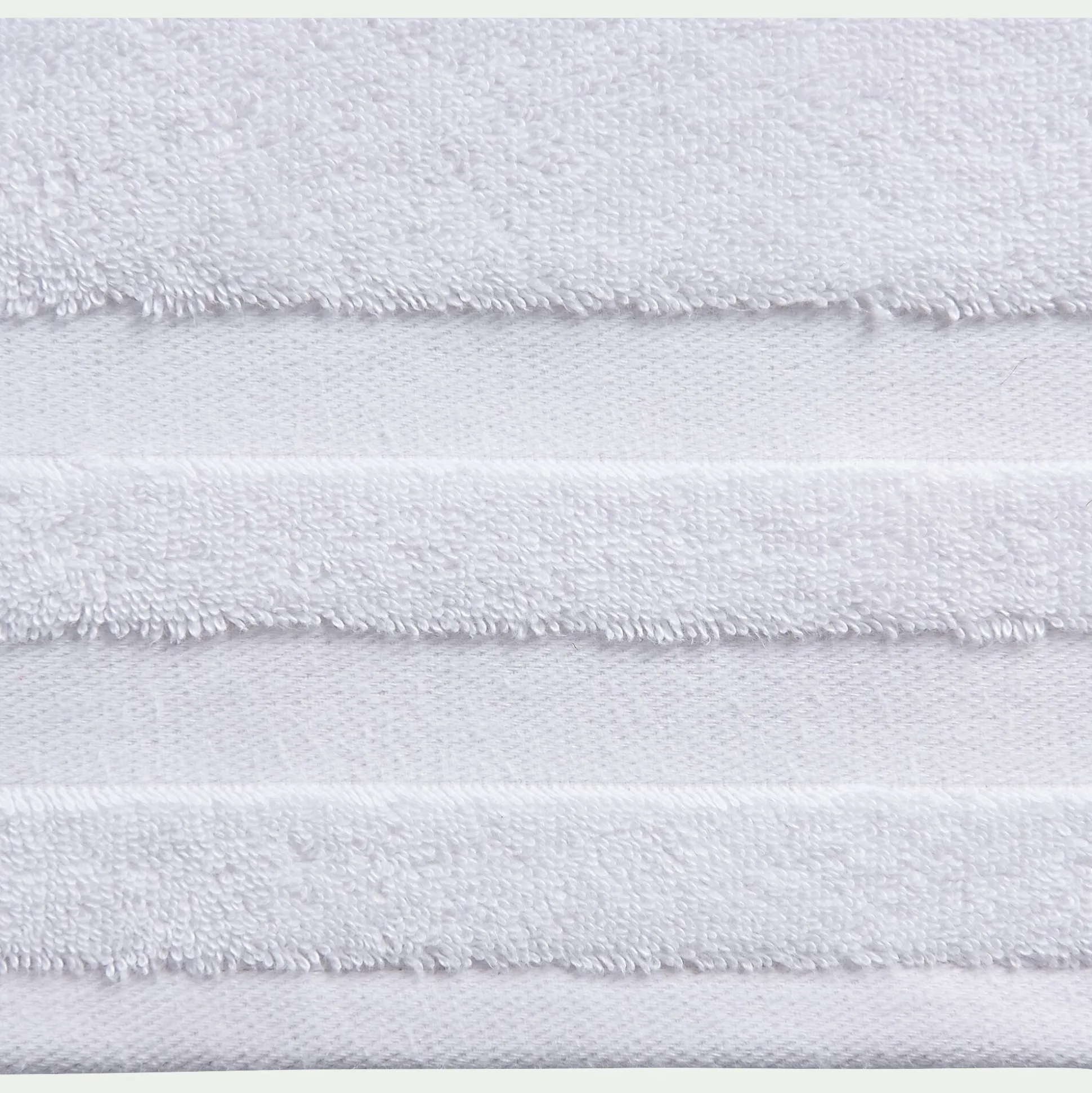 Drap de bain qualité hôtelière en coton - blanc 100x150cm