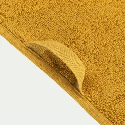 Drap de douche en coton - jaune argan 70x140cm