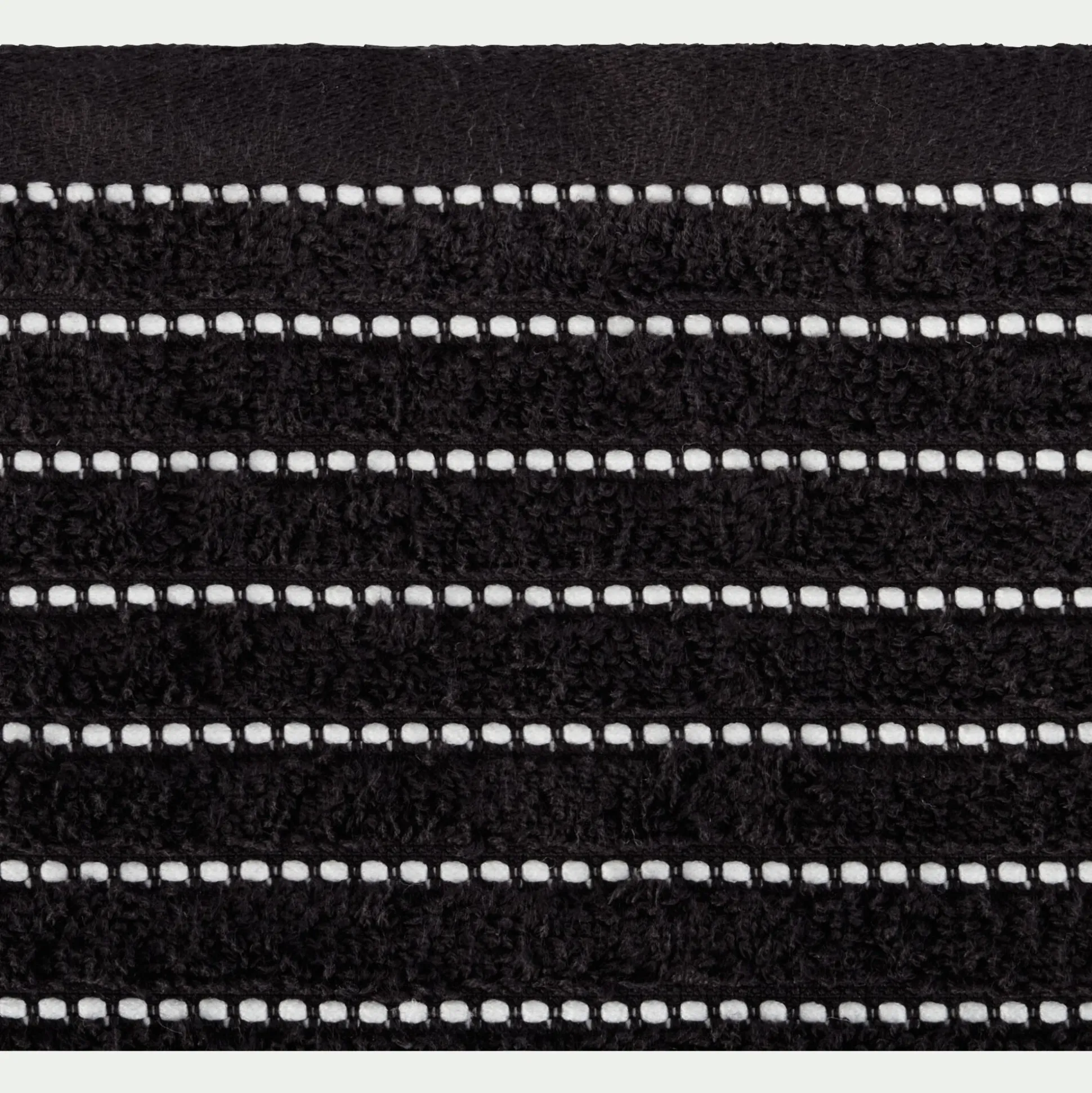 Drap de douche en coton - noir 70x140cm