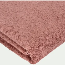 Drap de douche en coton peigné - brun rhassoul 70x140cm