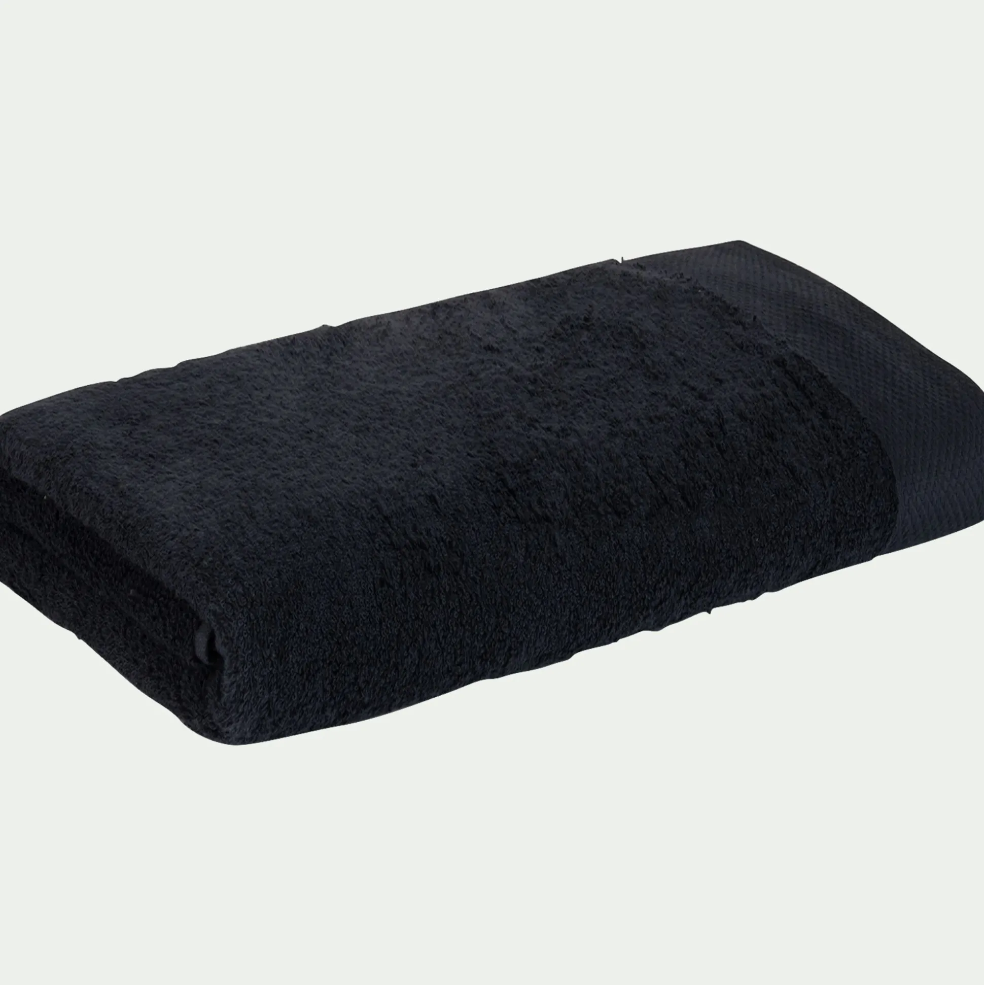 Drap de douche en coton peigné - gris calabrun 70x140cm