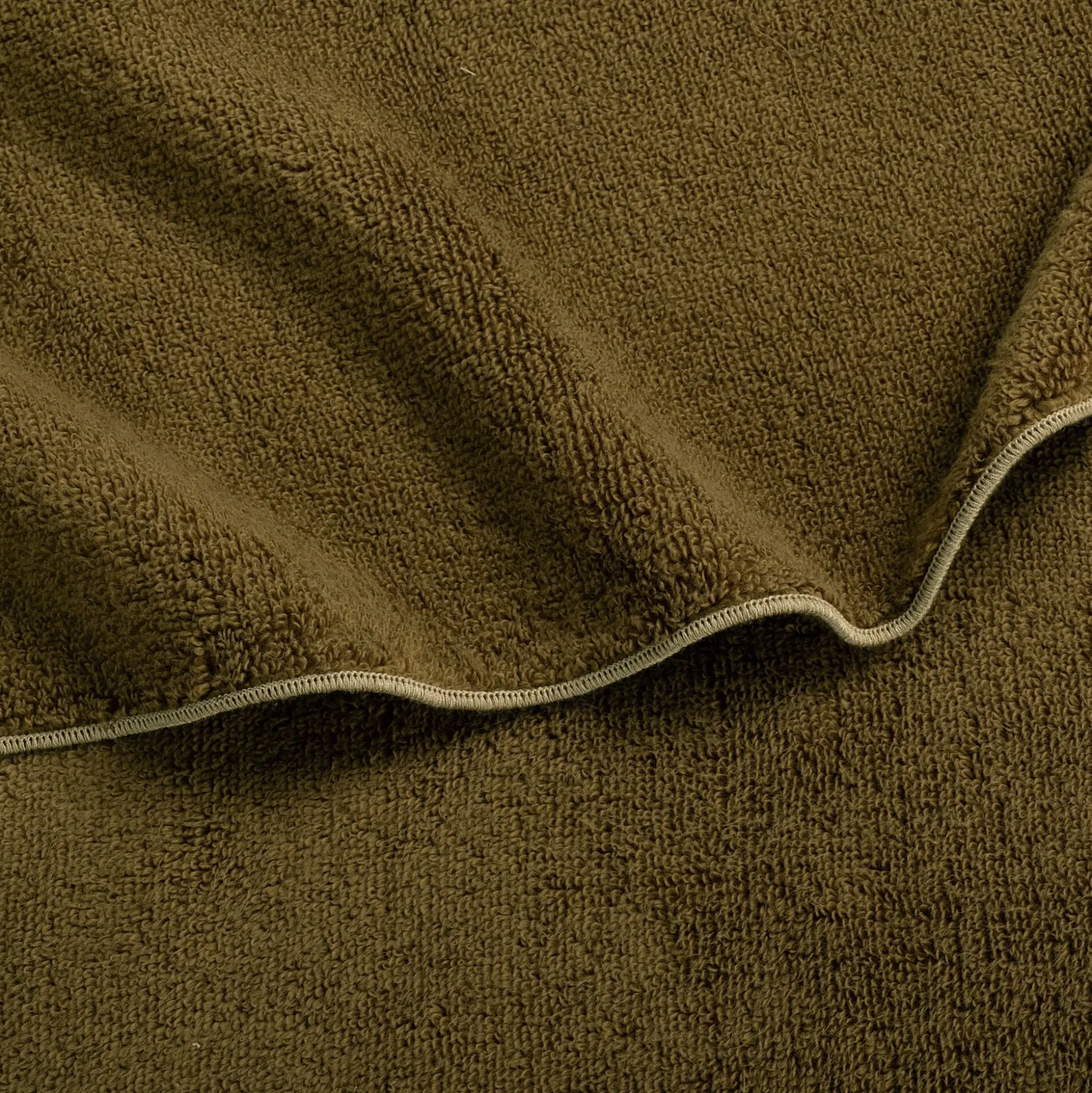 Drap de douche en coton 70x140cm - vert mousse