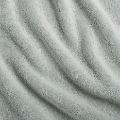 Drap de douche frangé en coton 70x140cm - bleu littoral