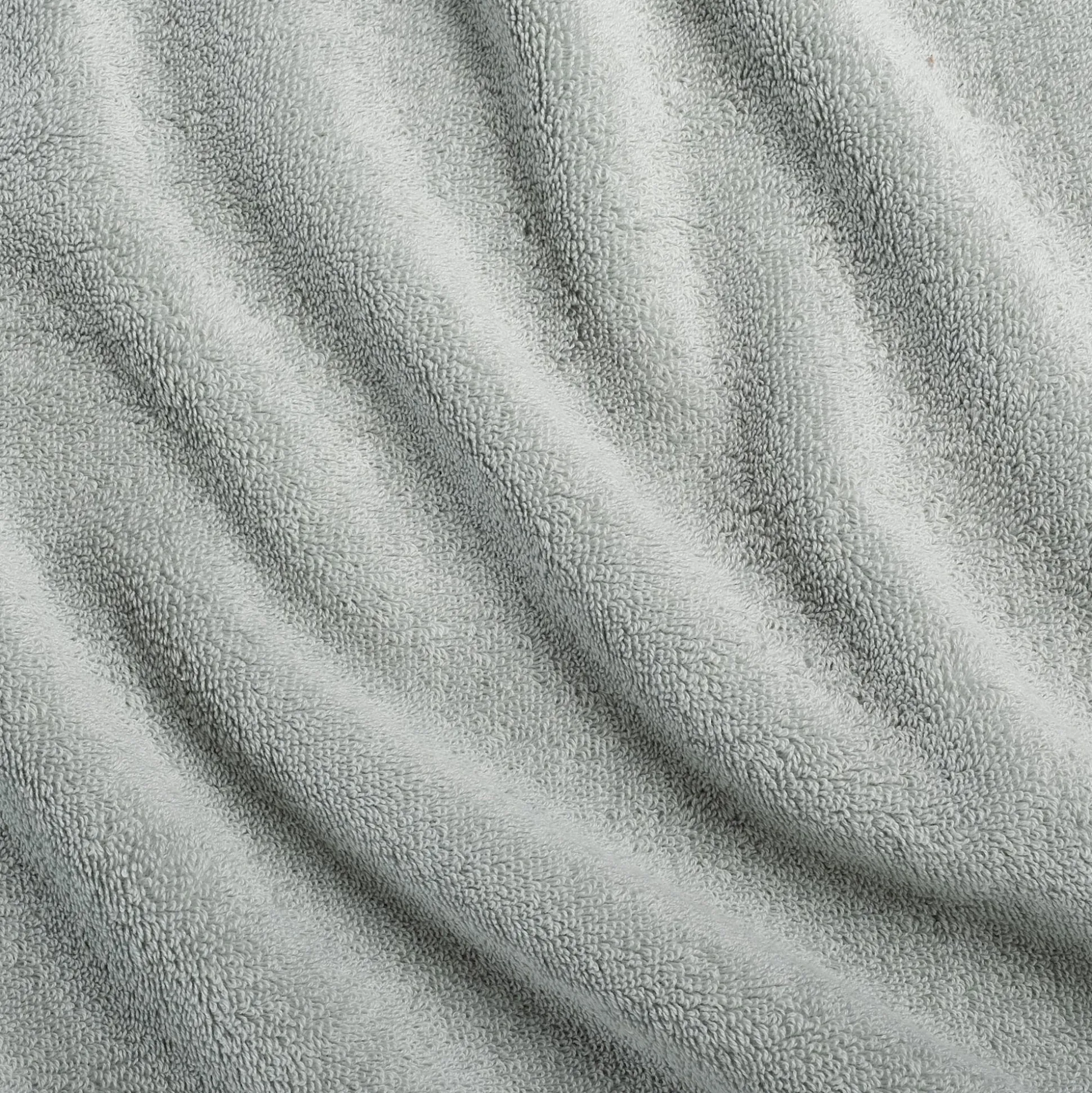 Drap de douche frangé en coton 70x140cm - bleu littoral