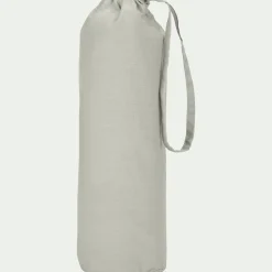Drap housse en coton 90x200cm B25cm - vert olivier