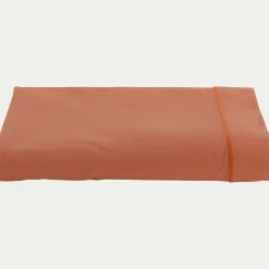 Drap plat en coton 270x300cm - brun rustrel