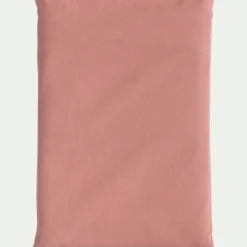 Drap plat en coton 270x300cm - rouge ricin