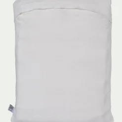 Drap plat en lin lavé 270x300cm - blanc capelan