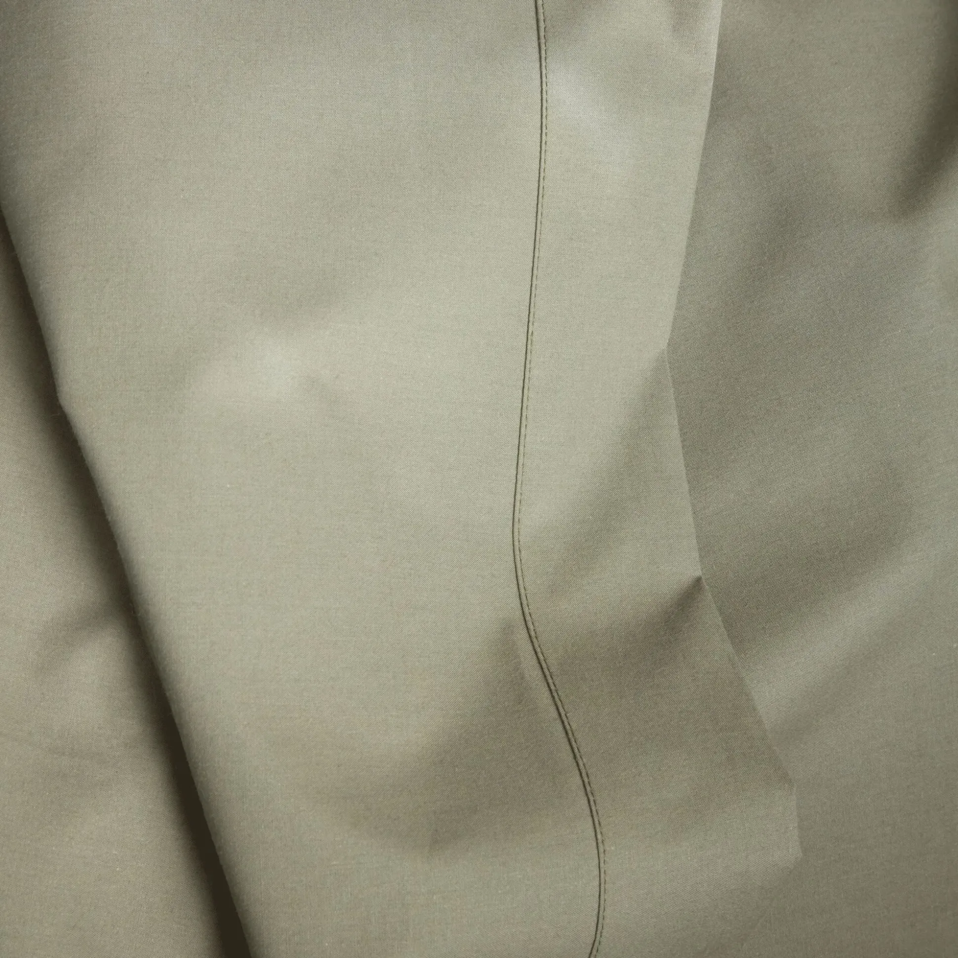 Drap plat en percale de coton 270x300 - vert cèdre