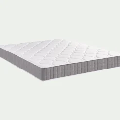 Ensemble matelas ressorts + sommier H24cm alinea 2x100x200cm - gris borie