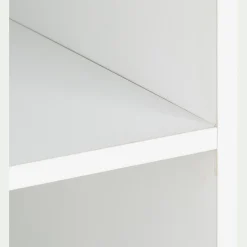 Etagère 2 cases en bois - blanc