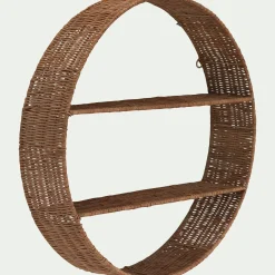 Etagère murale en rotin D55xP12cm - naturel